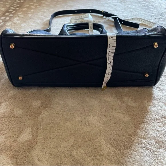 Marc Jacobs Black Leather Empire City Leather Structured Top Handle Tote Bag - Picture 10 of 16